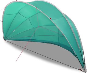 vidaXL Θόλος πισίνας Πράσινο 592 x 590 x 275 εκ.