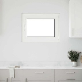 vidaXL Παράθυρο Υπογείου "RISOR" 80x60 εκ. Ανακλινόμενο & Περιστρεφόμενο DIN Δεξί Ανθρακί