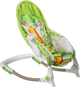 Bouncer rocker cradle with vibrations music ECOTOYS