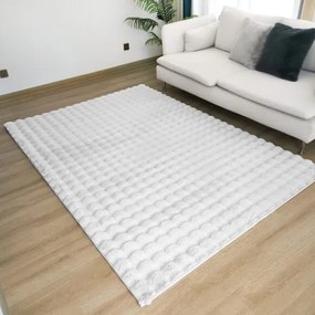 Beauty Home Χαλί Bubble Art 9661 Λευκό 133x190