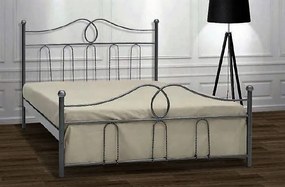 Κρεβάτι ΚΑΜΠΑΝΑ1 για στρώμα 90χ190 μονό με επιλογή χρώματος