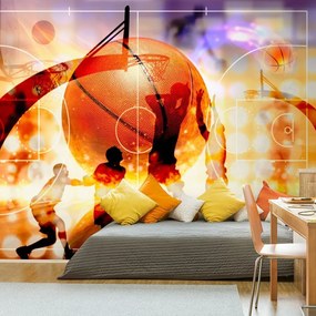 Αυτοκόλλητη φωτοταπετσαρία - Basketball - 98x70