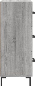 vidaXL Ντουλάπι Γκρι Sonoma 34,5x34x90 εκ. από Επεξεργασμένο Ξύλο