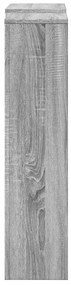 vidaXL Κάλυμμα Καλοριφέρ Γκρι Sonoma 205x21,5x83,5 εκ Επεξ. Ξύλο