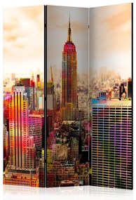 Διαχωριστικό με 3 τμήματα - Colors of New York City III [Room Dividers]