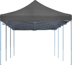 vidaXL Τέντα Εκδηλώσεων Πτυσσόμενη Pop-Up Ανθρακί 3 x 9 μ.