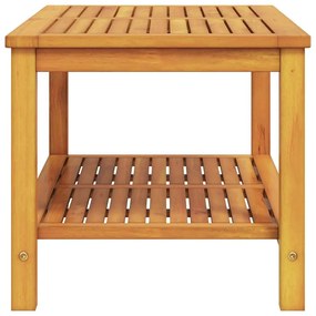 vidaXL Τραπεζάκι σαλονιού Καφέ 110 x 55 x 45 cm Μασίφ ξύλο ακακίας