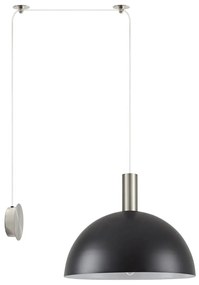 Απλίκα Τοίχου Homelighting 77-8807 Nickel/Black