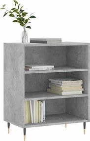 vidaXL Ντουλάπι Γκρι Σκυροδέματος 57x35x70 εκ. Επεξεργασμένο Ξύλο