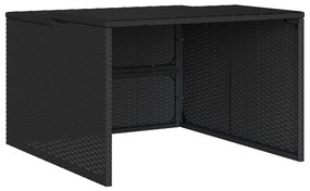 vidaXL Σκέπαστρο για Χλοοκοπτ. Ρομπότ Μαύρο 86x90x52/57 εκ Συνθ. Ρατάν