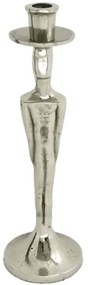 Κηροπήγιο Herr 027045 11x11x32cm Silver Aluminium