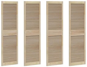 vidaXL Πόρτες Ντουλάπας Other με πόρτα 4 pcs Καφέ 170 x 49.5 x 2.1 εκ