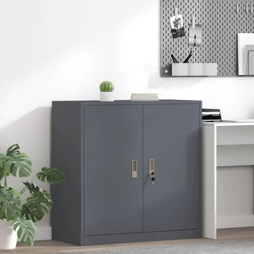 vidaXL Ντουλάπι αποθήκευσης Ανθρακί 90 x 40 x 90 cm Ατσάλι