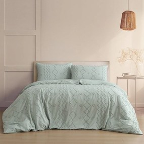 Παπλωματοθήκη Luna (Σετ 3τμχ) Aqua Melinen Υπέρδιπλo 225x240cm Πολυέστερ