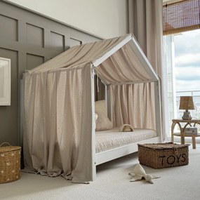 Κουρτίνα Οροφής House Bed Silver Stars Luletto