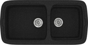 Sanitec Classic 305 (96×51) - Γρανιτένιος νεροχύτης - Granite BLACK