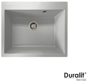 Νεροχύτης Κουζίνας Συνθετικός 60x50 Duralit Platinum  KZ060-430