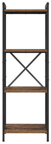 vidaXL Βιβλιοθήκη Παλαιό ξύλο 40 x 30 x 118 εκ Επεξεργασμένο ξύλο