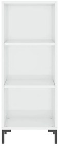 vidaXL Ντουλάπι Γυαλιστερό Λευκό 34,5 x 32,5 x 90 εκ. Επεξεργ. Ξύλο