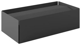 Θήκη Για Χειροπετσέτες Ανοξείδωτη Matt Anthracite 25x13x7,5εκ. Pam &amp; Co 121-113