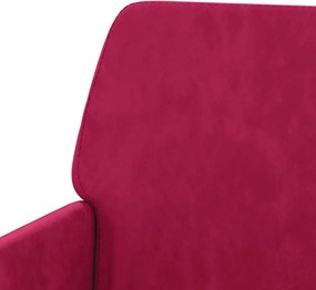 vidaXL Πολυθρόνα Μπορντό 62 x 79x 79 εκ. Βελούδινη
