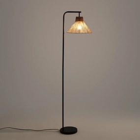 Επιδαπέδιο φωτιστικό από μέταλλο και κάνναβη, Yaku