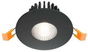 Χωνευτό Σποτ Οροφής LED 7W Zen 4000K Μαύρο DL038-2-L7B4K MAYTONI-DL038-2-L7B4K-Μαύρο DL038-2-L7B4K