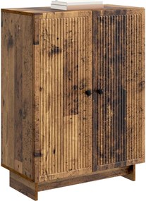 vidaXL Πλαϊνό γραφείο Παλαιωμένο ξύλο 66 x 34,5 x 90 εκ