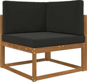 vidaXL Μαξιλάρι Καναπέ Εξωτερικού Χώρου 3 pcs Μαύρο Πολυεστέρας