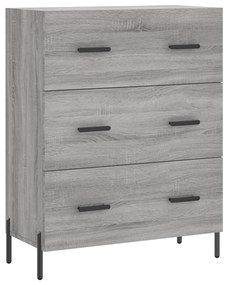 vidaXL Ντουλάπι Γκρι Sonoma 69,5 x 34 x 90 εκ. από Επεξεργασμένο Ξύλο
