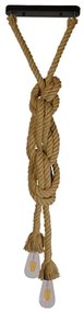 Φωτιστικό Οροφής Rope 01019 Beige GloboStar Σχοινί