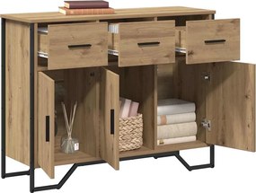 vidaXL Πλαϊνό γραφείο Artisan Oak 97 x 32,5 x 74,5 εκ.