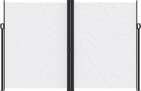 vidaXL Σκίαστρο Πλαϊνό Συρόμενο Λευκό 220 x 1000 εκ.
