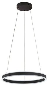 Κρεμαστό Φωτιστικό Οροφής LED 40W Sirko Μαύρο 2700-6500K 61047 Fischer Honsel-61047-Μαύρο 61047