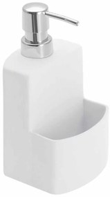 Δοχείο Υγρού Πιάτων + Θήκη Για Σφουγγάρι Wenko Festival White 3620115100