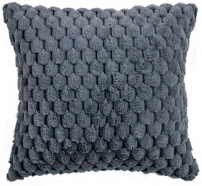 Μαξιλάρι Διακοσμητικό (Με Γέμισμα) Joselyn 24 Grey Kentia 50X50 50x50cm Ecological Fur