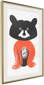Αφίσα - Little Bear - 40x60 - Χρυσό - Με πασπαρτού