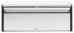 Κουτί για ψωμί Brabantia Fall Front 107852, 18 l, 46,5x25 cm, Επιτοίχια, Χωρίς δακτυλικά αποτυπώματα, Inox/Matt