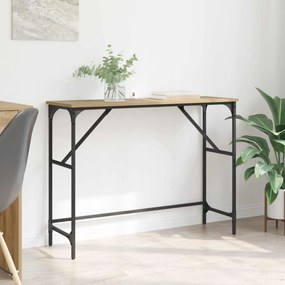 vidaXL Τραπέζι κονσόλας Artisan Oak 100 x 32 x 75 εκ