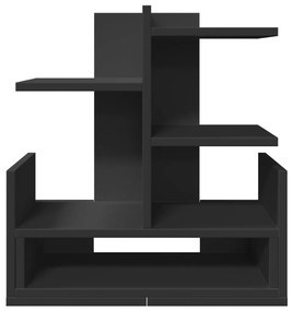 vidaXL Έπιπλο Οργάνωσης Γραφείου Μαύρο 49x20x52,5εκ Επεξεργασμένο Ξύλο