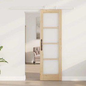 vidaXL Συρόμενη Πόρτα ORKDAL Φυσικό 61 x 198,5 εκ.
