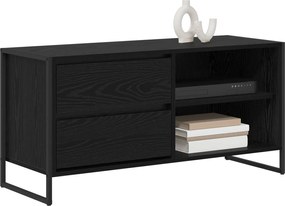 vidaXL Ντουλάπι TV Μαύρη Οξυά 100 x 36 x 49,5 εκ Επεξεργασμένο ξύλο