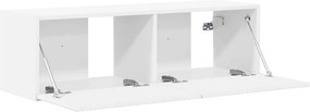vidaXL Ντουλάπι Τηλεόρασης Τοίχου 98 x 31 x 29,5 εκ Λευκό