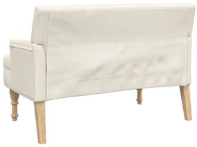 vidaXL Παγκάκι 113 x 64,5 x 75,5 εκ. Λινό με Μαξιλάρια