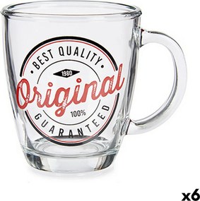 Κούπα Φλιτζάνι Vivalto Original Διαφανές 320 ml (x6)