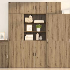 vidaXL Highboard Artisan Oak 80 x 42,5 x 185 εκ Επεξεργασμένο ξύλο