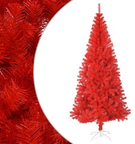 vidaXL Χριστουγεννιάτικο Δέντρο Τεχνητό Με Βάση Κόκκινο 180 εκ. PVC