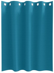 vidaXL Κουρτίνες με κουρτίνες 2 pcs Τιρκουάζ 140 x 140 cm Πολυεστέρας