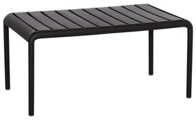 Τραπέζι κήπου KORVER C6334.02 Χαμηλό Πολυπροπυλενίου Μαύρο 100x60x46Υ εκ. 100x60x46 εκ.