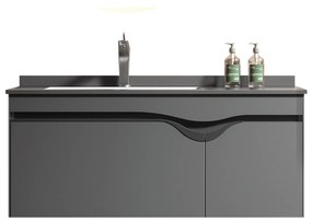 ΣΕΤ ΠΑΓΚΟΥ DIVA 100cm PLYWOOD χρ.ANTHRACITE S3BDIV100ANTH S3BDIV100ANTH